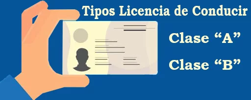 tipos de licencia de conducir mtc 2024